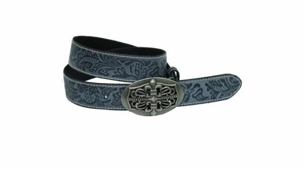  Ceinture en cuir embossée 