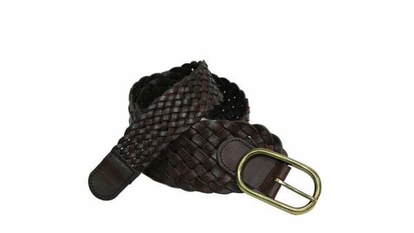  Ceinture en cuir tressée 