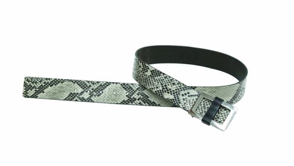  Ceinture simili cuir imprimée effet serpent