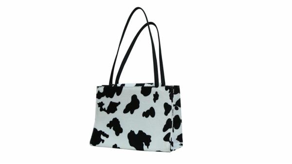  Sac épaule en toile crin de cheval 