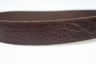 Ceinture en cuir estampé