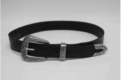 Ceinture en cuir estampé