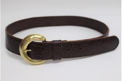 Ceinture en cuir estampé
