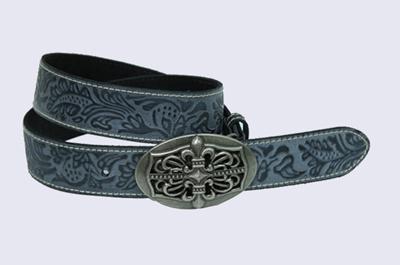 Ceinture en cuir estampé