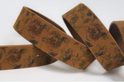 Ceinture en cuir suède