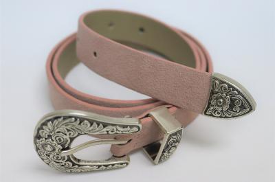 Ceinture en cuir suède