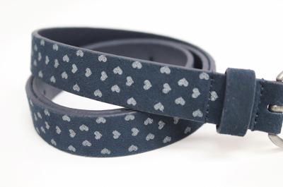 Ceinture en cuir suède
