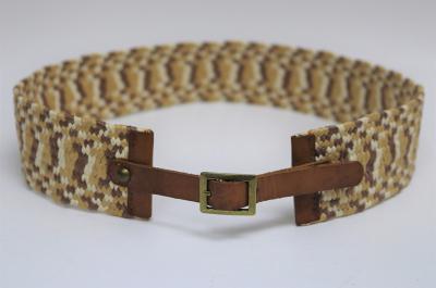 Ceinture tressée en coton, Ceinture en paille